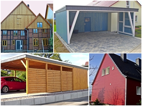 Carport aus Holz 1